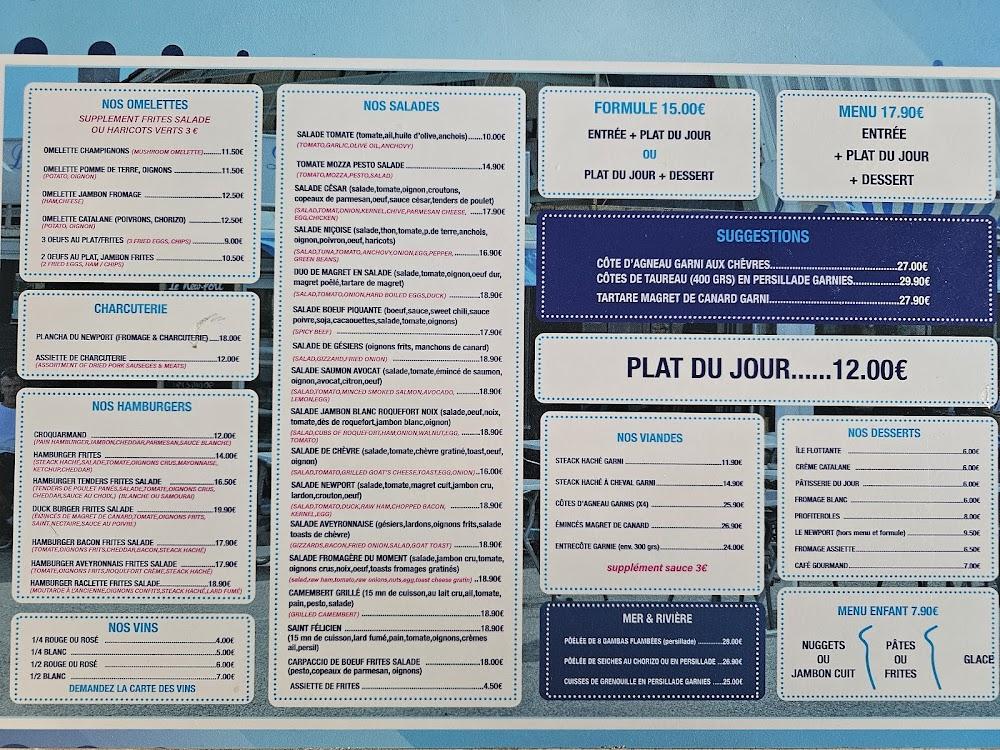Le New Port - Menu Image 1